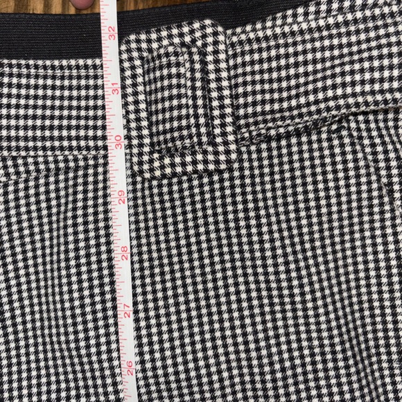 Lane Bryant wide Leg black & white mini checkered cropped pants Women’s size 20 - Picture 13 of 14